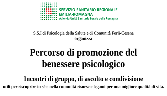 Percorso di promozione del benessere psicologico