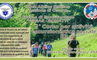 1° Corso per Attività Escursionistica Sociale E3