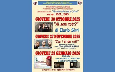 Incontri a Vivere il tempo parlando in dialetto romagnolo