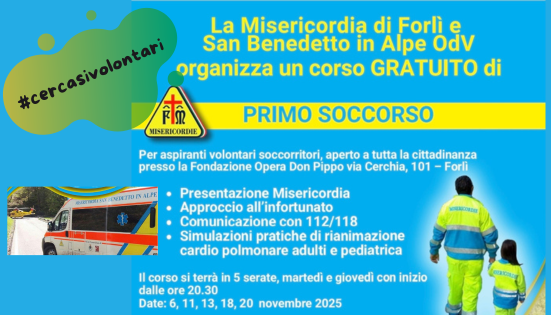 Impara a salvare vite – corso gratuito