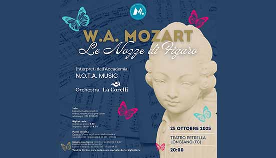 Mozart al Teatro Petrella: “Le Nozze di Figaro”