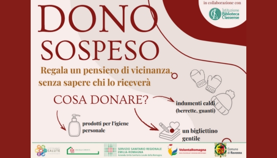 Dono sospeso alla Casa della Comunità
