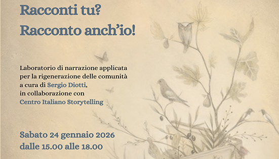 Laboratorio di narrazione “Racconti tu? Racconto anch’io!”