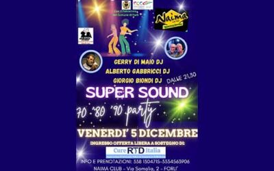 Super Sound ’70 ’80 ’90 party – 5 dicembre
