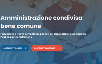 Avvio del progetto formativo “Amministrazione Condivisa Bene Comune”