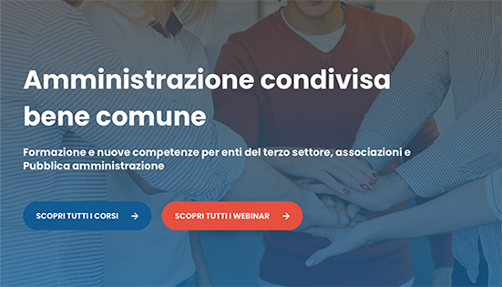 Avvio del progetto formativo “Amministrazione Condivisa Bene Comune”