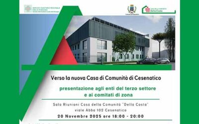 Verso la nuova Casa di Comunità di Cesenatico