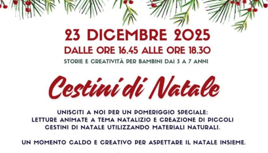 Laboratorio “Cestini di Natale”