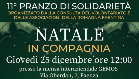 Pranzo di Natale contro le solitudini