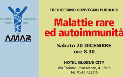 Tredicesimo Convegno Pubblico “Malattie Rare ed Autoimmunità”