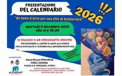Il Calendario 2026 dell’Associazione Gli Elefanti
