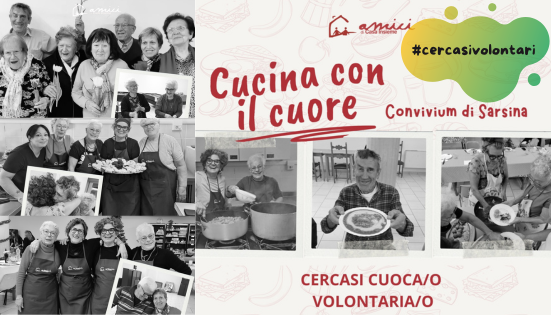 Cuoca/cuoco volontario per il Convivium di Sarsina
