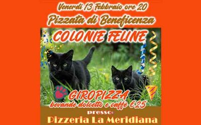 Pizzata di Beneficenza per le Colonie Feline