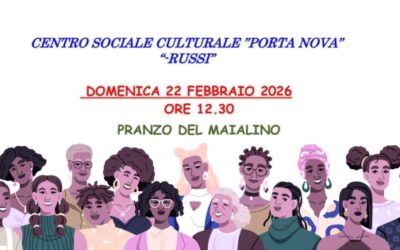 Pranzo al Centro sociale “Porta nova”
