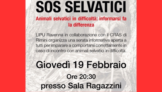 “Sos selvatici”: una serata informativa