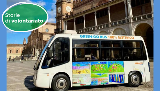 Il bus verde si colora di solidarietà