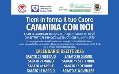 Forlì: “Tieni in forma il tuo cuore. Cammina con noi” 2026