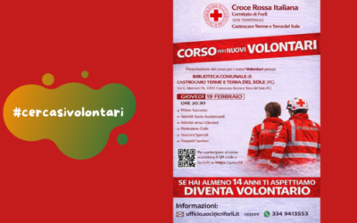 Croce Rossa corso per nuovi volontari