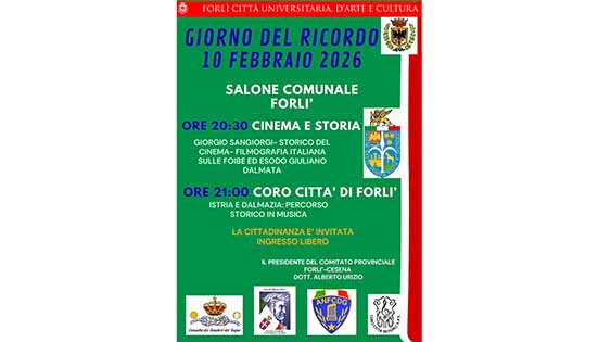 Giorno del ricordo – Forlì 2026