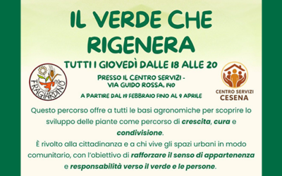 Il verde che rigenera