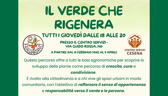 Il verde che rigenera