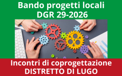 Incontri di coprogettazione distretto di Lugo – 2026