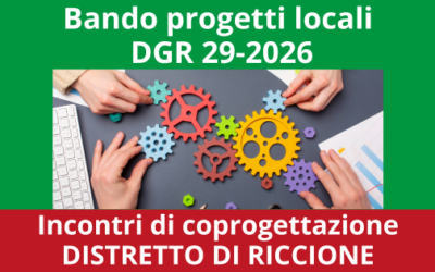 Incontri di coprogettazione distretto di Riccione – 2026