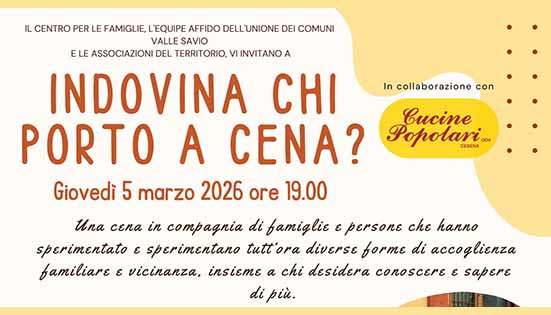 Indovina chi porto a cena?