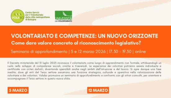 Volontariato e competenze