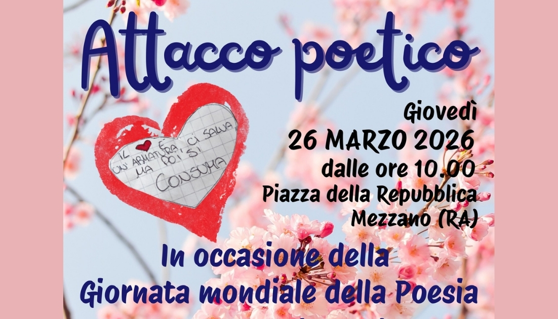 Articolo attacco poetico Evento a Mezzano.