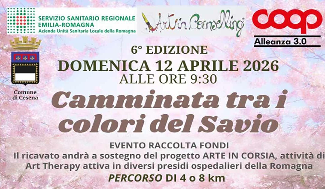 Camminata tra i colori del Savio – aprile 2026