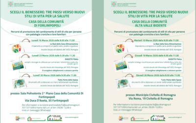 Eventi alla Casa di comunità Alta Valle del Bidente e Forlimpopoli