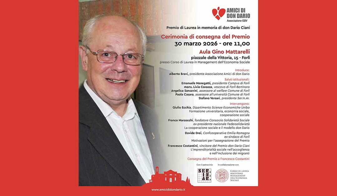 Premio di Laurea “Don Dario Ciani”
