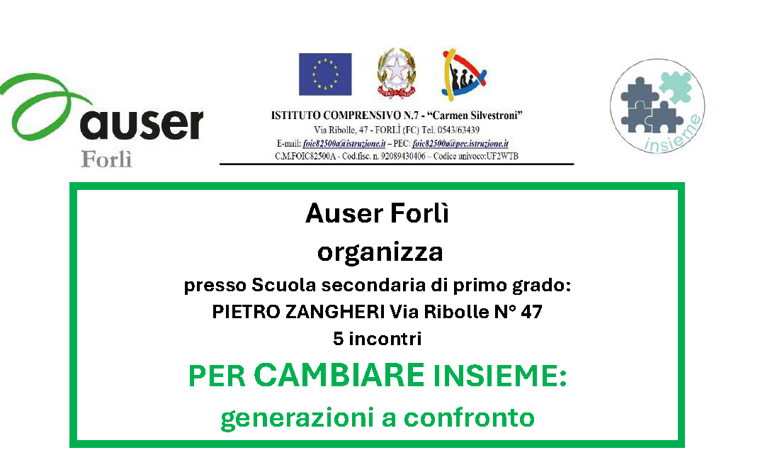 Per cambiare insieme: generazioni a confronto