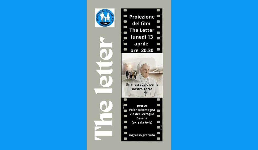 Proiezione del film “The Letter”: un messaggio per la nostra Terra