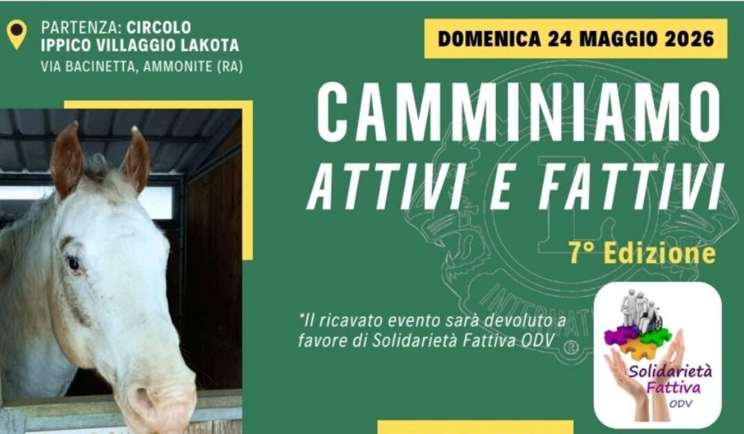 Camminiamo attivi e fattivi