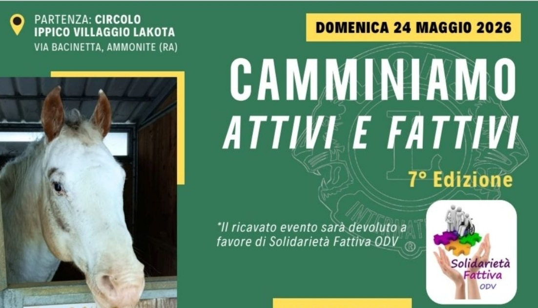 Articolo camminiamo attivi e fattivi Evento ad Ammonite.