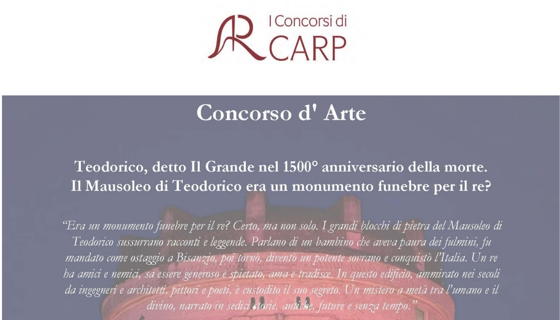Articolo concorsi di carp Concorso d'Arte.