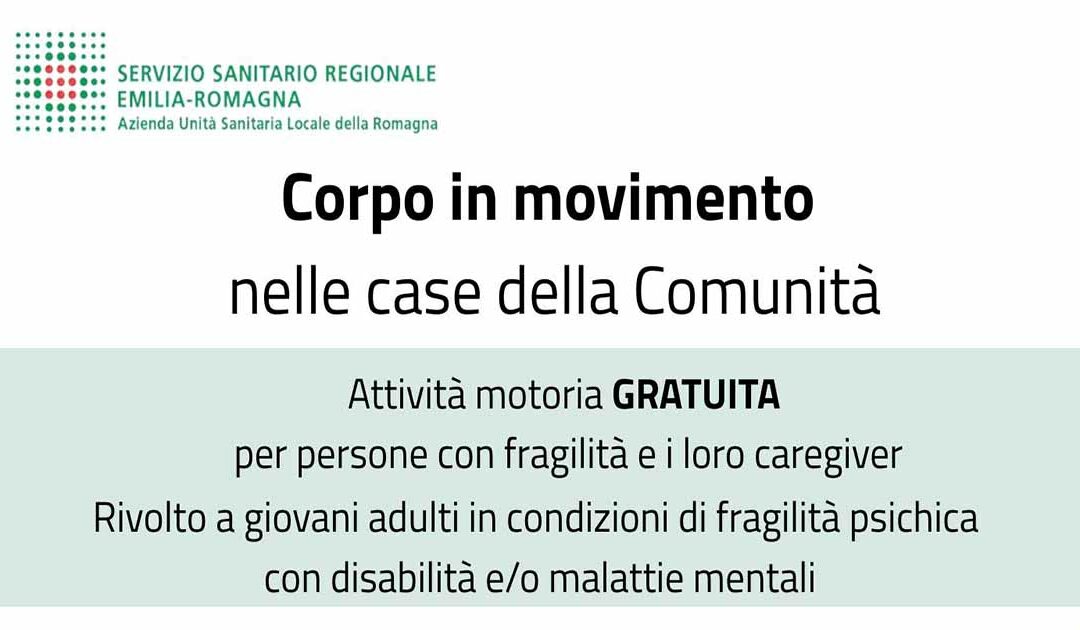 Corpo in movimento nelle Case della Comunità