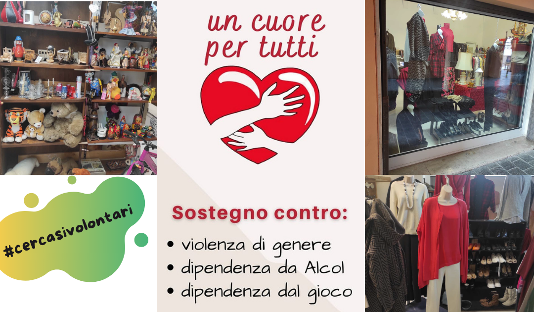 Ricerca volontari per il negozio solidale “Seconda Vita”