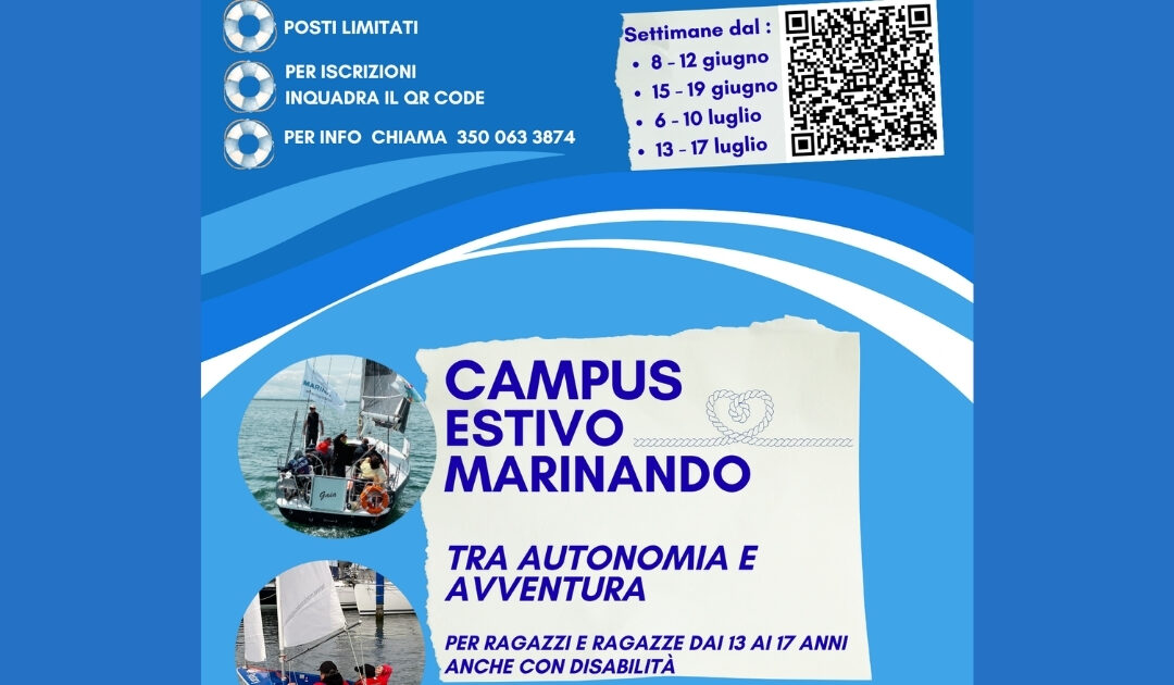Il campus estivo tra vela, autonomia e inclusione