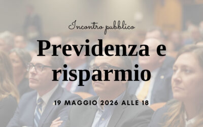 Un incontro sui fondi pensione e le novità