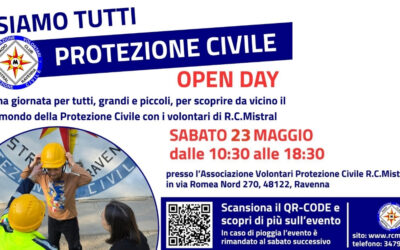Openday con protezione civile Mistral