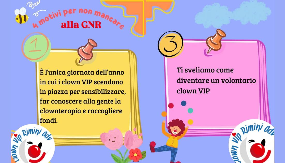Giornata-dal-naso-rosso Rimini: il 24 maggio festa in piazza con i volontari di Clown Vip