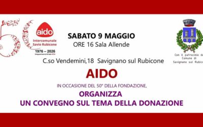Convegno su donazione e trapianto per i 50 anni di Aido Savio Rubicone