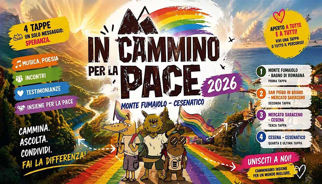 in cammino per la pace 2026
