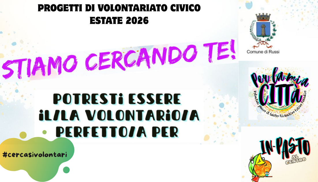 Progetti di volontariato.