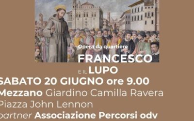 L’opera da quartiere: “Francesco e il lupo”