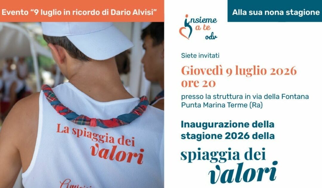 La Spiaggia dei Valori ricorda Dario Alvisi