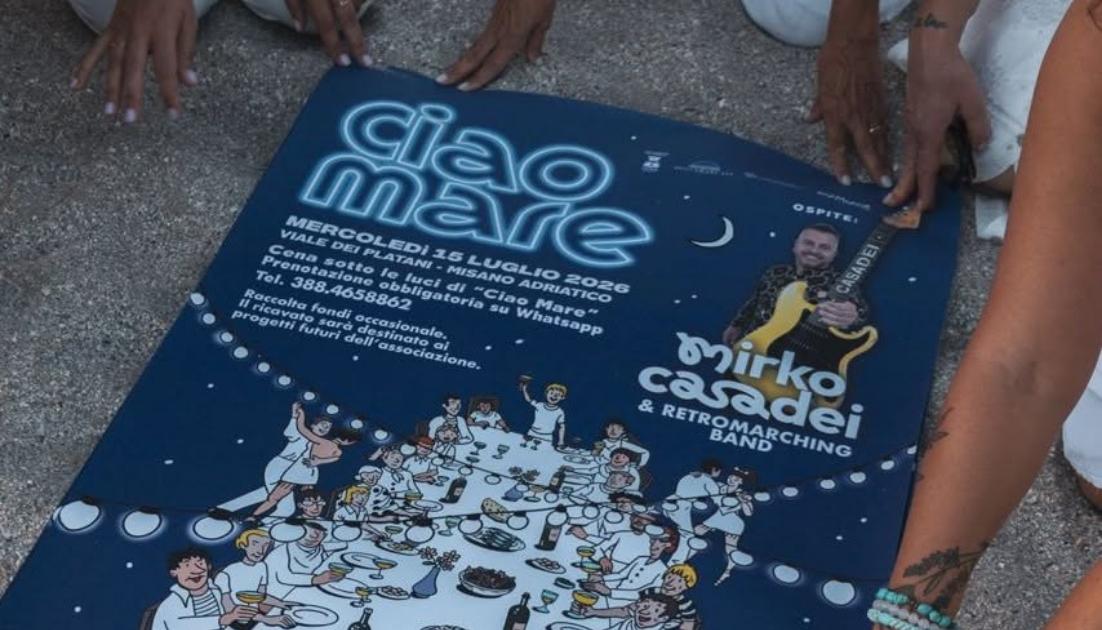 Brillamare-cena-in-bianco Misano Adriatico (Rn): il 15 luglio cena in compagnia promossa da Brillamare